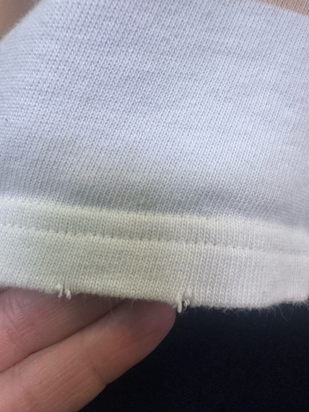 #200- aerie Striped Rugby Polo in Beige and White - Picture 5 of 14